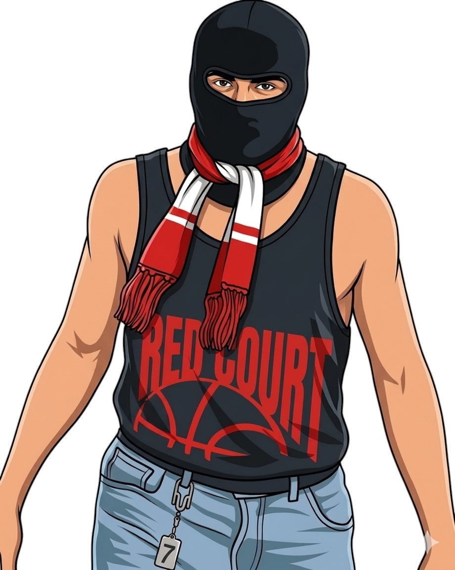 Red Court supporter illustration